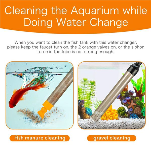Ok Syphon Pump  Aquarium Gravel Cleaner Remove Debris from